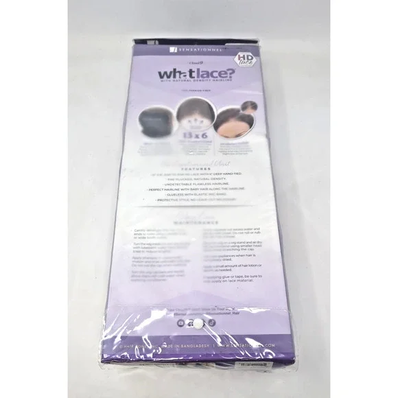 New Sensationnel Synthetic Cloud9 What Lace Wig - LATISHA Black LDW001 13x6 - Picture 4 of 4